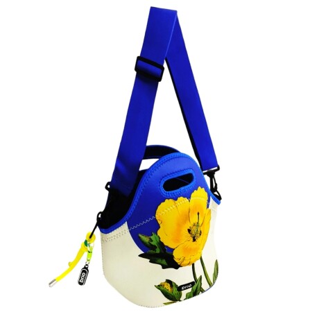 Lunchera de Neopreno Brio LB121-FLW Big Bro con Correa FIORE
