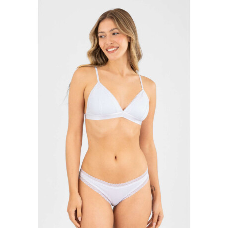 Bralet bloom Blanco