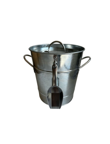 HIELERA CON PALA 19.5x16x20.5CM PLATA HIELERA CON PALA 19.5x16x20.5CM PLATA