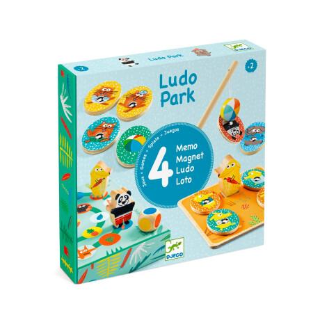 Ludo Djeco Park 4 Juegos Magnético