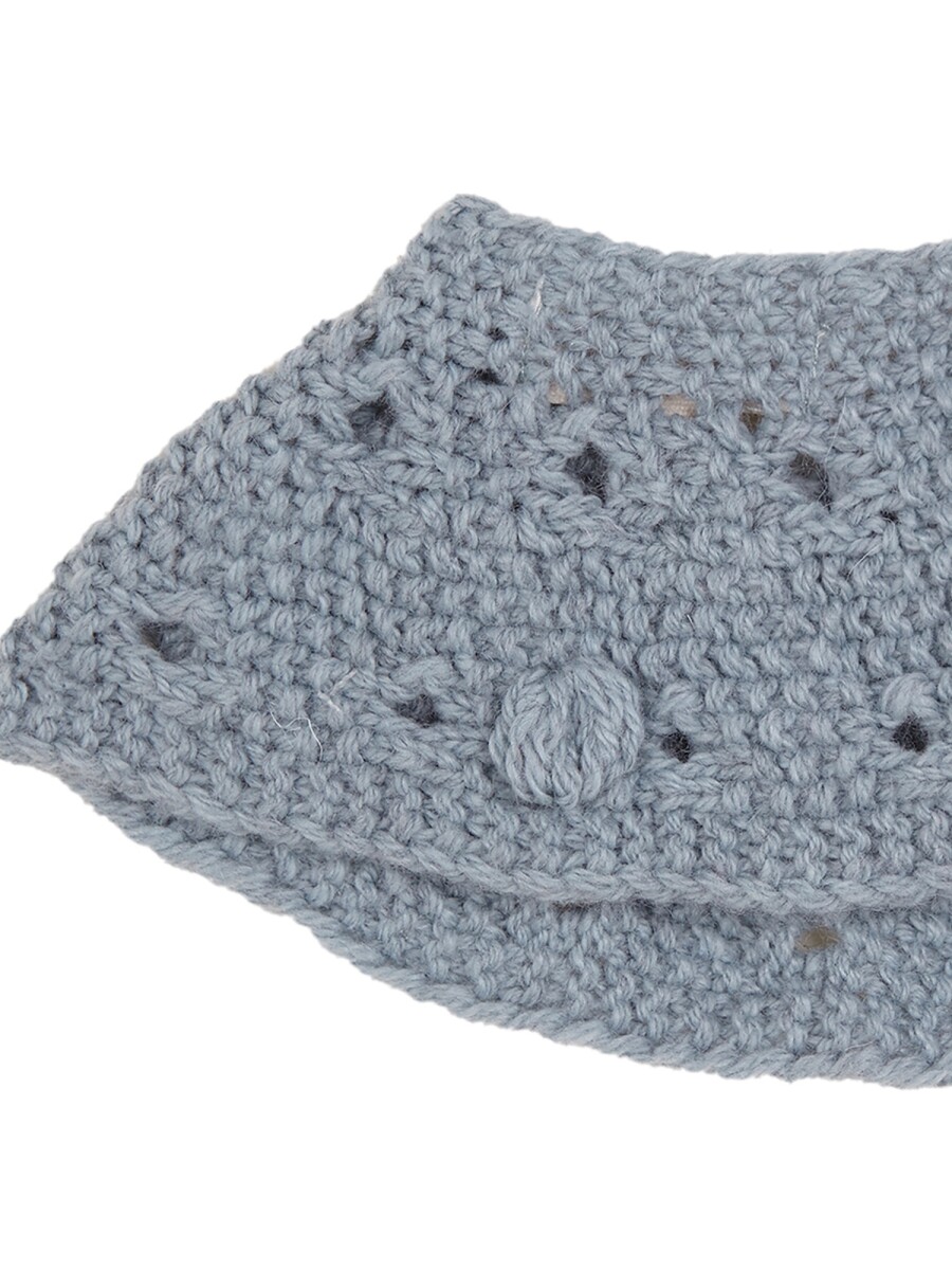 Cuello Punto De Arroz Azul Nuevo Melange