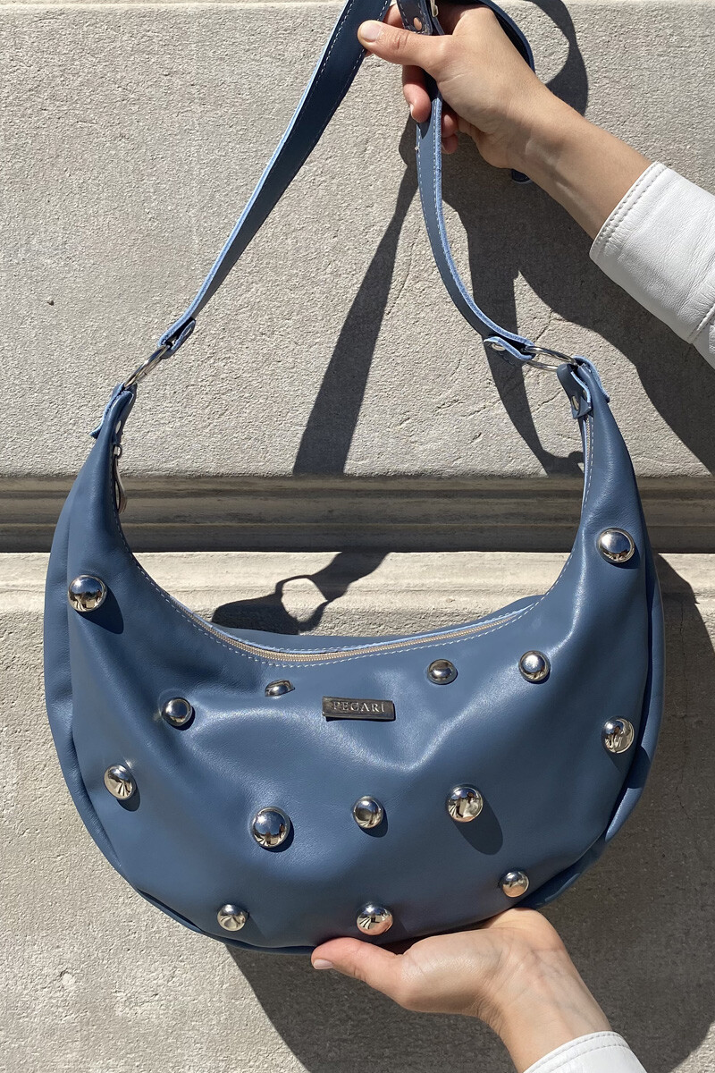 Cartera Milos Celeste