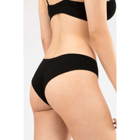 Bikini cotton Negro
