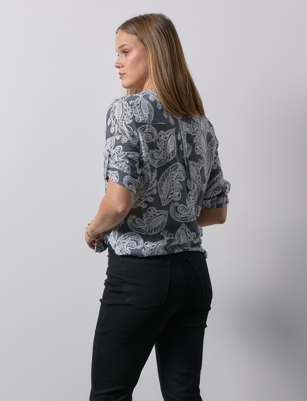 Blusa Nudo NEGRO/GRIS