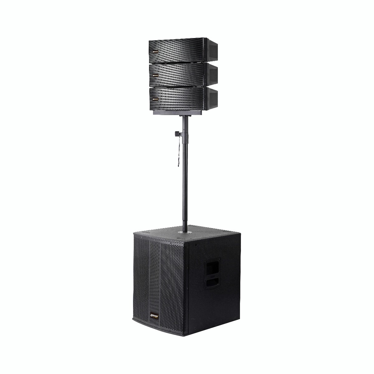 Caja Acustica Subwoofer Lexsen La1814 Array De 3 1500w Con Bt 