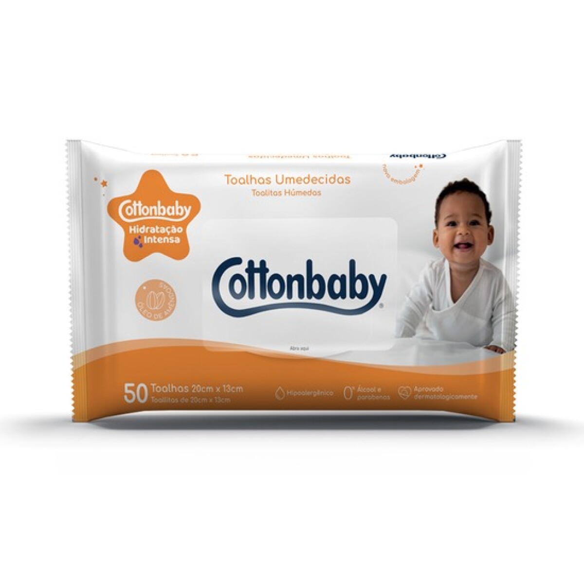 TOALLAS HUMEDAS COTTONBABY 50U 