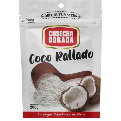 COCO RALLADO FINO 200 GR COSECHA DORADA COCO RALLADO FINO 200 GR COSECHA DORADA