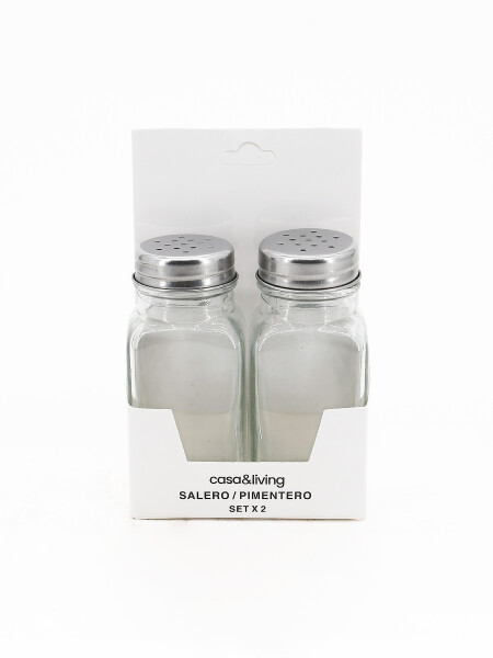 SALERO Y PIMENTERO SETX2 TRANSPARENTE