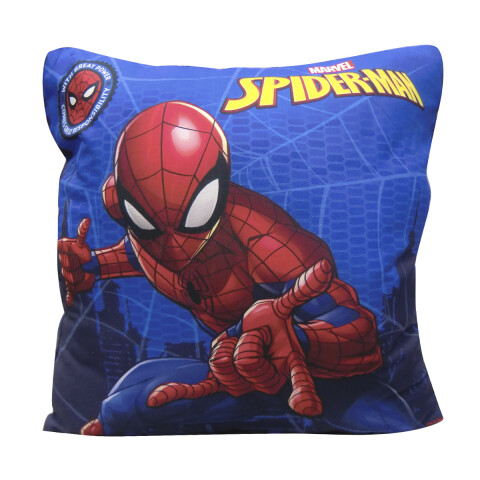 Almohadón Infantil Cuadrado Spiderman 38 x 38 cm U