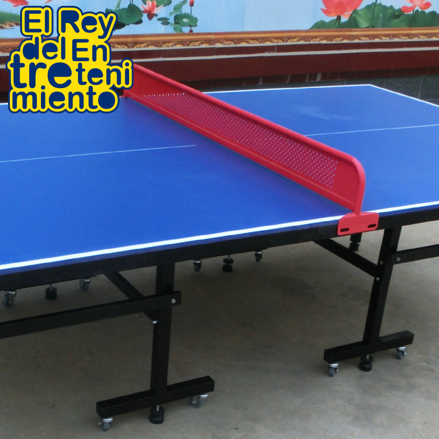 DYRABREST Mesa de ping pong plegable, 59.8 x 29.9 x 29.9 in, para  exteriores/interiores, con raquetas, red, tenis de mesa, kit de mesa de  ping pong
