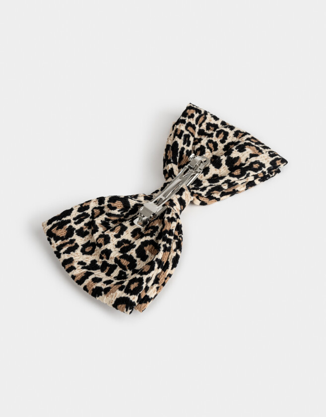 Hebillas Francesas Animal Print Hebilla Francesa Moño Animal Print - Estampado Animal Print