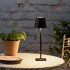 Lampara Portatil Mesa Inalambrica Dimerizable Tactil Bateria Variante Color Negro