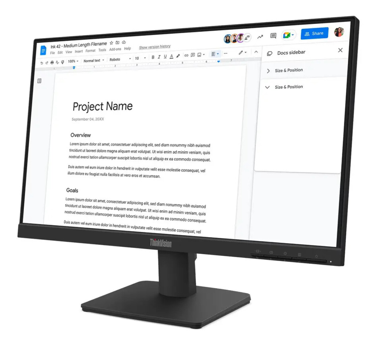 Monitor Lenovo Thinkvision S22-4e 21.5" Monitor - MONITOR LENOVO S22-4E 21.5" FHD 