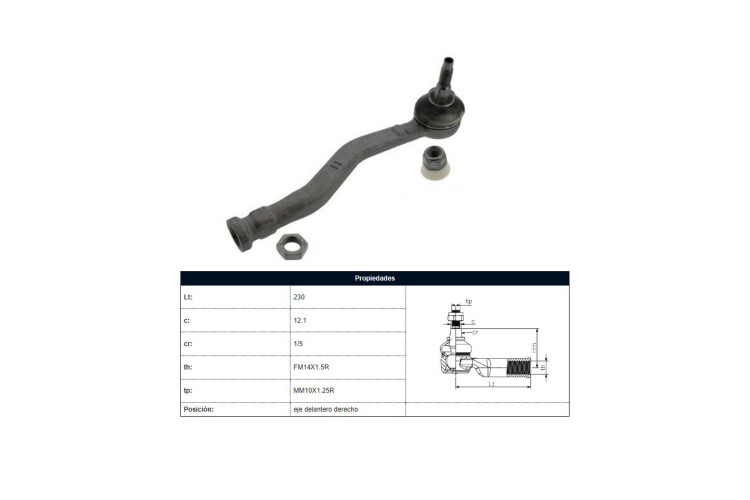 Puntero Citroen C4 Cactus/C3 Aircross, Peug 2008/208 11-28 Der Puntero Citroen C4 Cactus/C3 Aircross, Peug 2008/208 11-28 Der