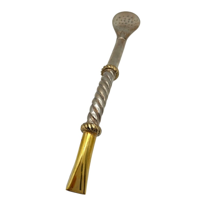 BOMBILLA CRIOLLA PLATA Y ORO 40 plateadouniforme