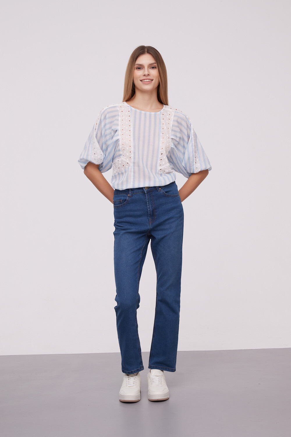 Pantalon Aparis Azul Medio