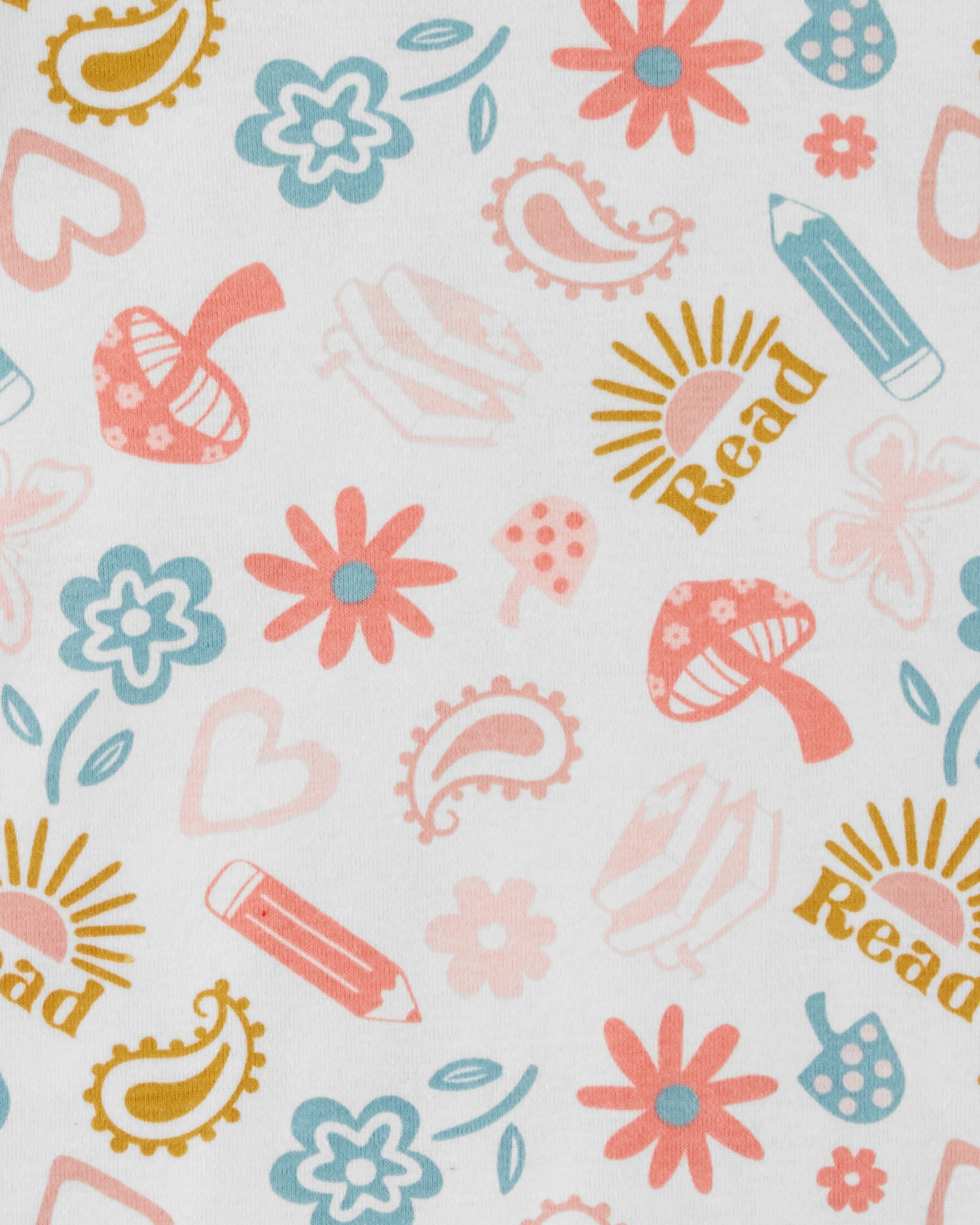 Pijama cuatro piezas de algodón, dos remeras y dos pantalones, diseños vacaciones Pijama cuatro piezas de algodón, dos remeras y dos pantalones, diseños vacaciones