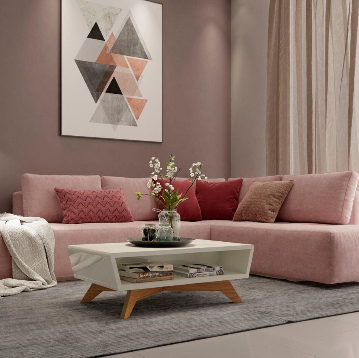 Mesa Central Angular TB715 SMGB 