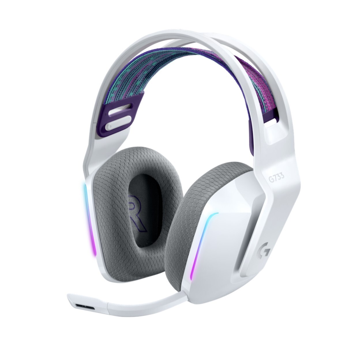 AURICULARES LOGITECH G733 GAMING HEADSET INALÁMBRICOS RGB - Blanco 