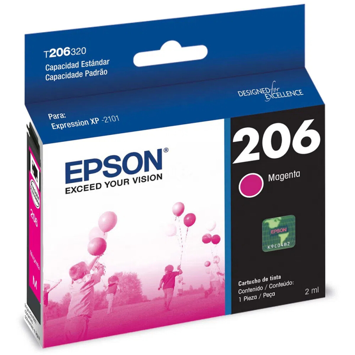 EPSON T206320-AL XP2101 MAGENTA - Epson T206320-al Xp2101 Magenta 