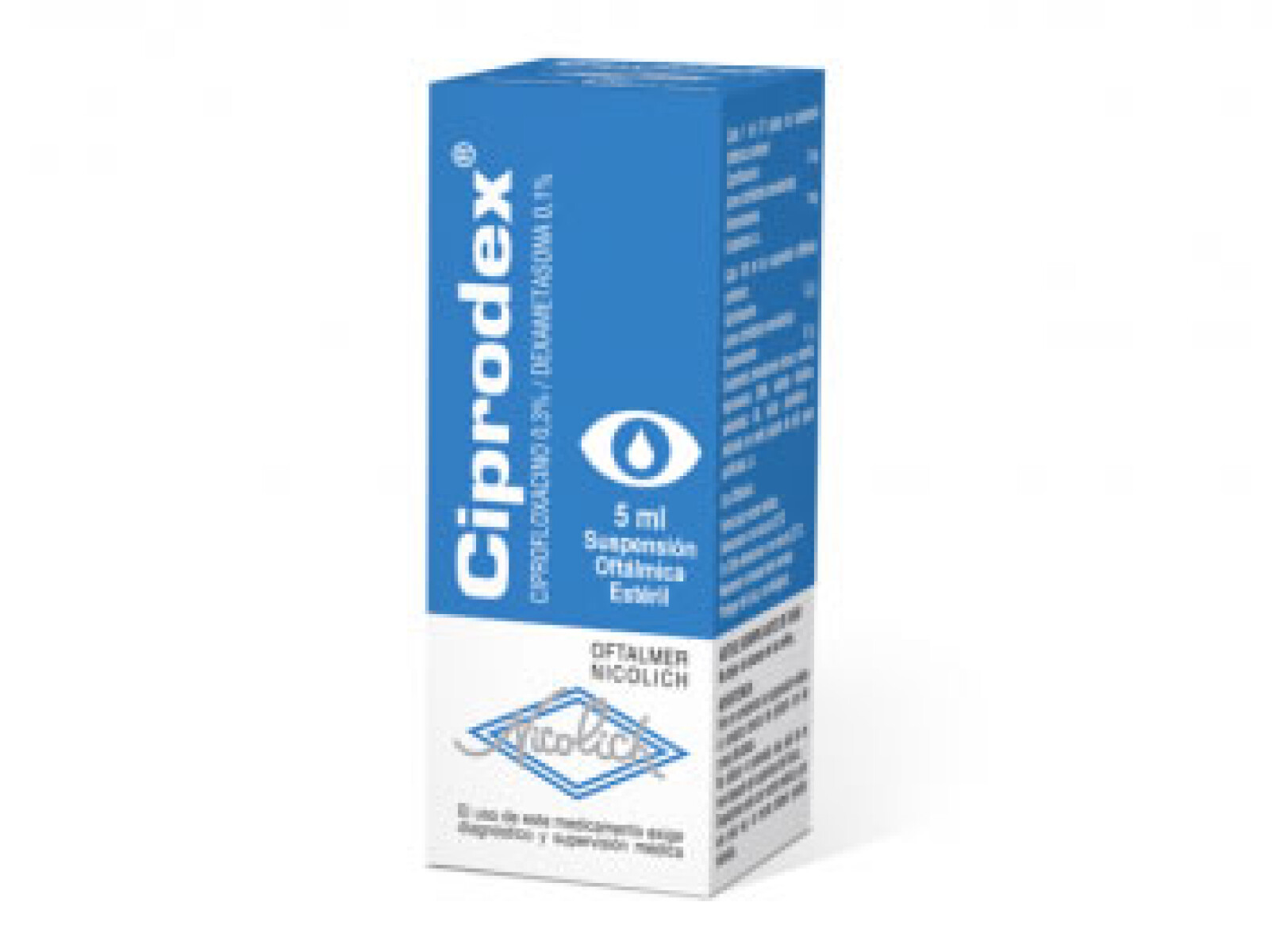 Ciprodex Solución Oftálmica 5 ml – Tratamiento de Infecciones Oculares