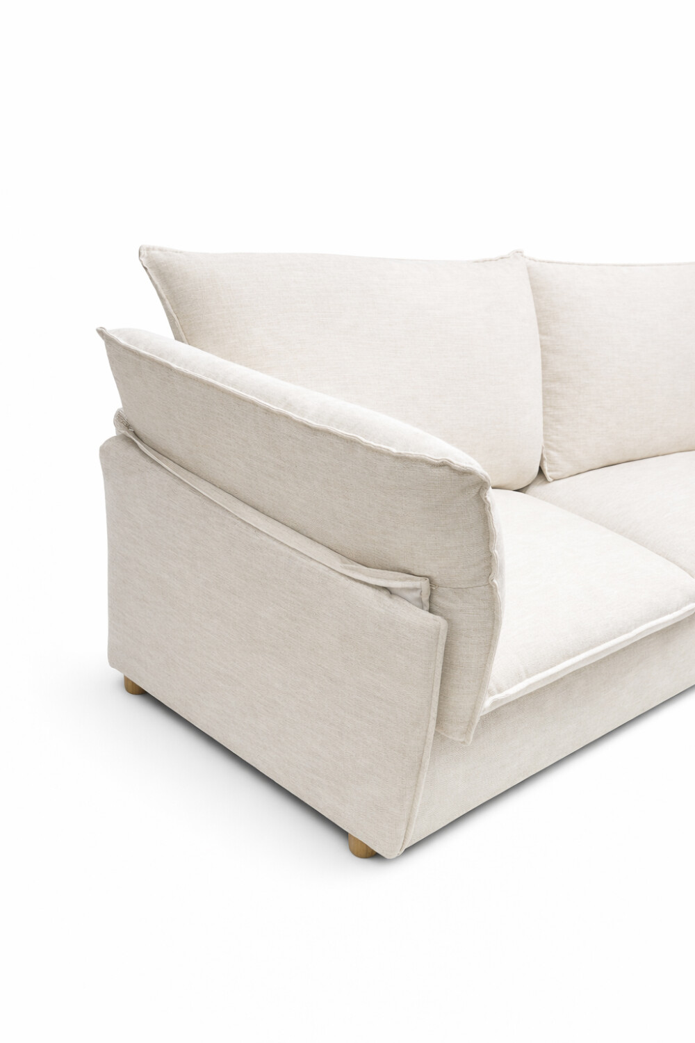 Sofá Kingston, 3 Cuerpos Beige