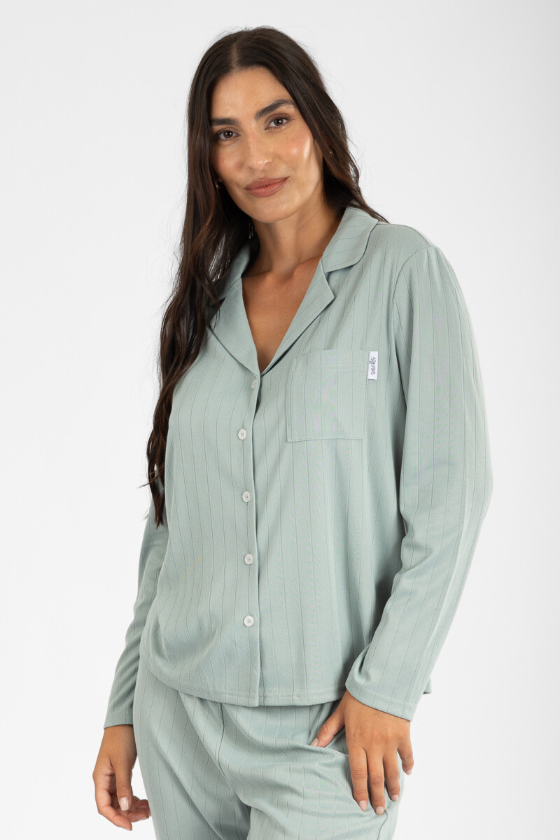 Pijama eight ribb yummy Verde claro