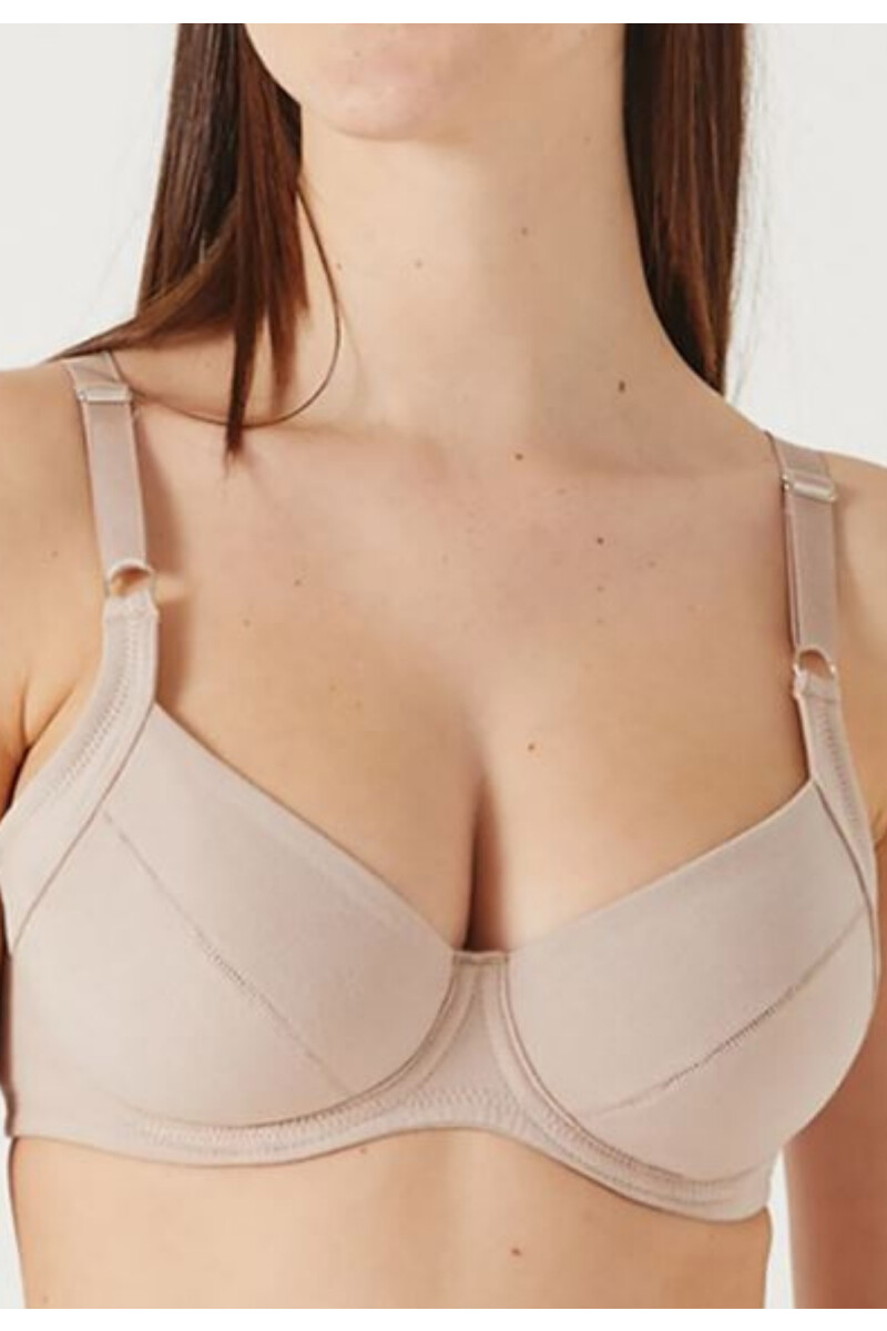 SOUTIEN ALGODON Y LYCRA PARA BUSTO GRANDE NUDE