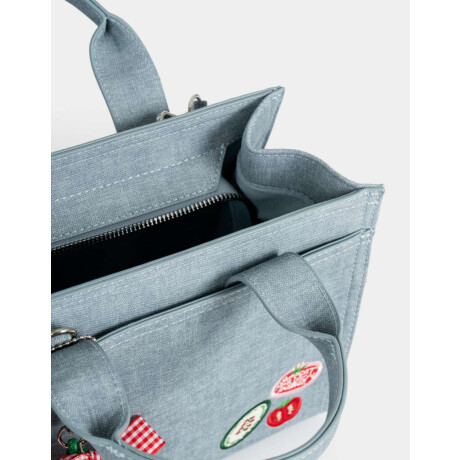 Cartera City Denim Azul Gastado