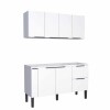 Mueble de cocina bajo mesada Blanco y aéreo 150 cm Cisne Mueble De Cocina Bajo Mesada Blanco Y Aéreo 150 Cm Cisne