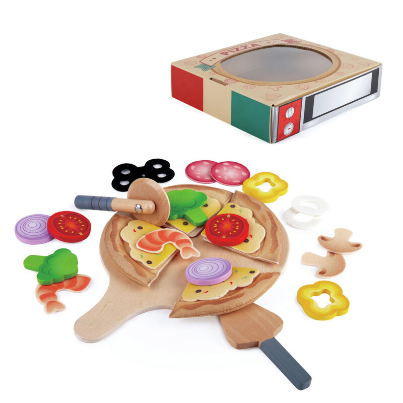 Set de Pizza con Ingredientes Hape Set de Pizza con Ingredientes Hape