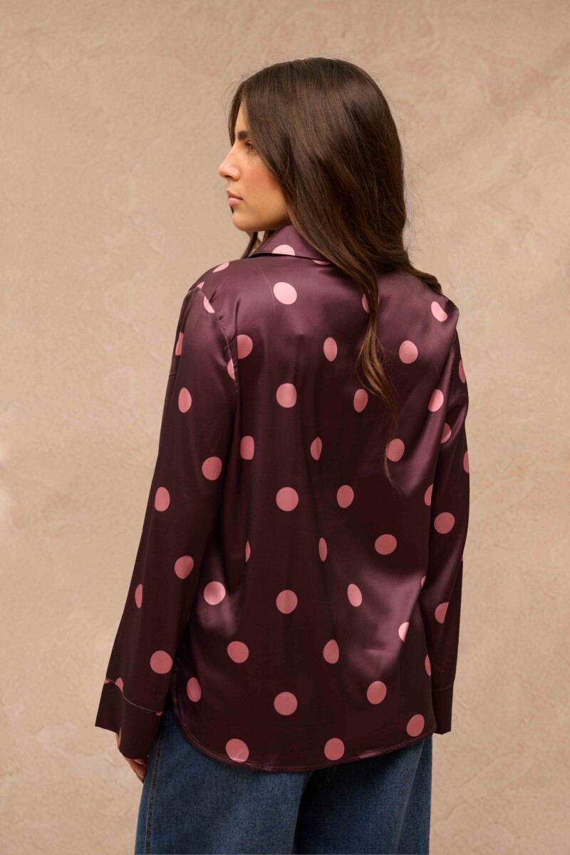 CAMISA AVA ESTAMPADO LUNARES CAMISA AVA ESTAMPADO LUNARES