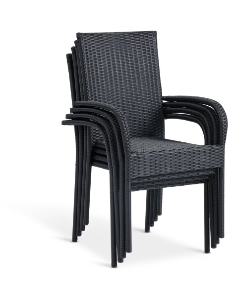Silla apilable GUDHJEM negro Silla apilable GUDHJEM negro