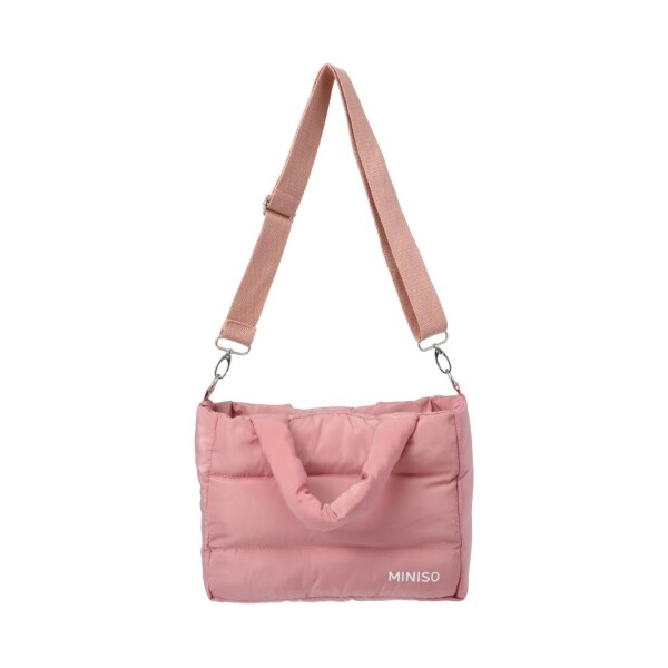 Cartera puffer rosa