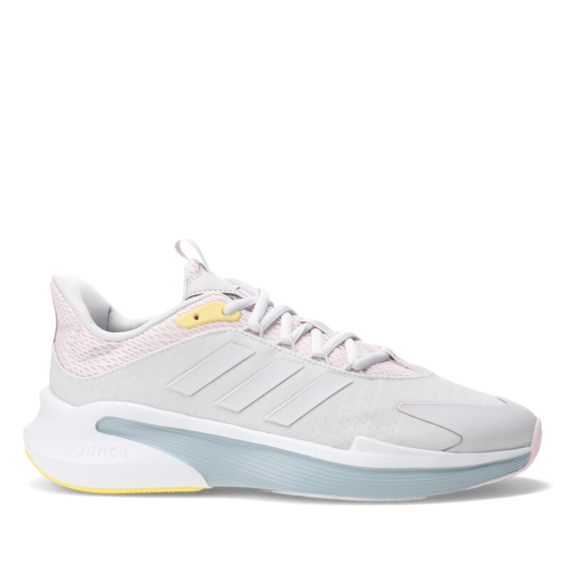 Championes de Mujer Adidas AlfaEdge Gris - Blanco - Amarillo Lima