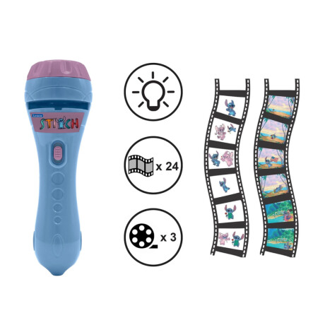Linterna Proyector Stitch 3 Discos