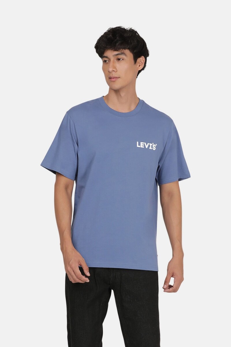 Remera Hombre M/Corta C/Estam.Levi´s - Azul 
