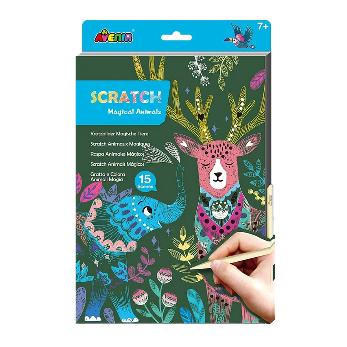 Libro de rascar Scratch - Magical Animals 