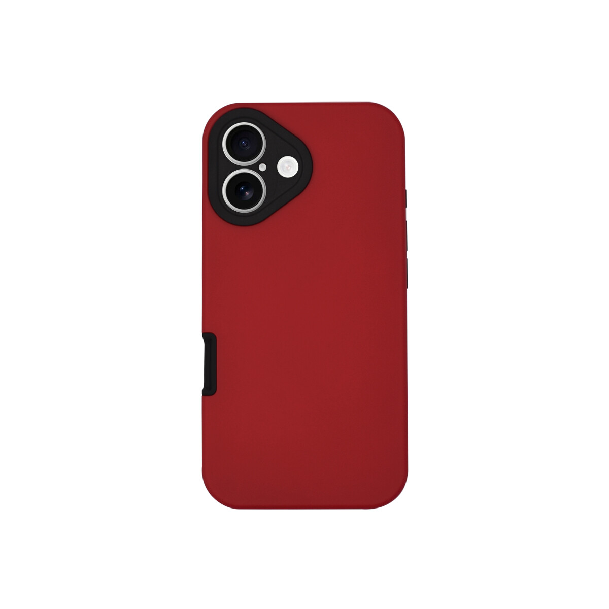 Protector rígido para iPhone 16 color rojo 