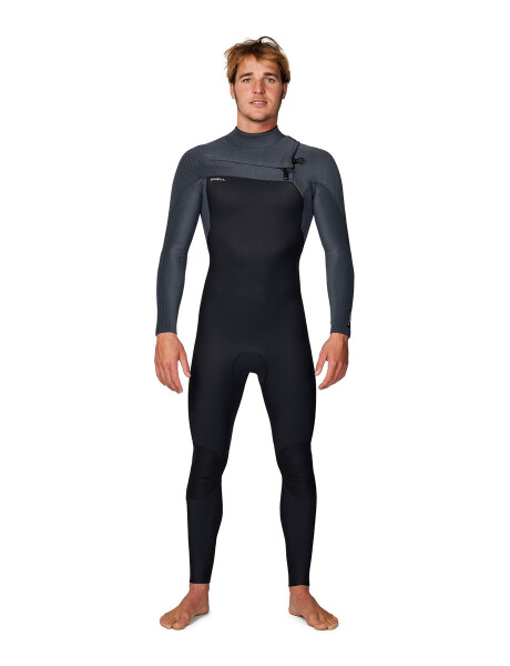 Hyperfreak 3/2+mm - Chest Zip Black Graphite