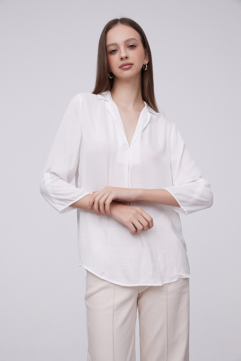 Blusa Laren - Marfil / Off White 