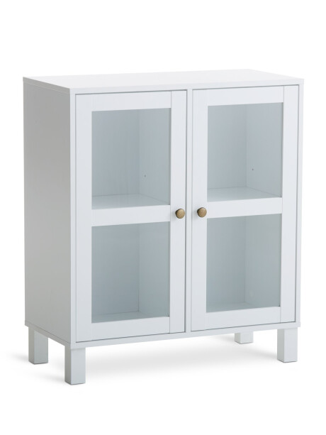 Vitrina SKALS puertas de vidrio blanco Vitrina SKALS puertas de vidrio blanco