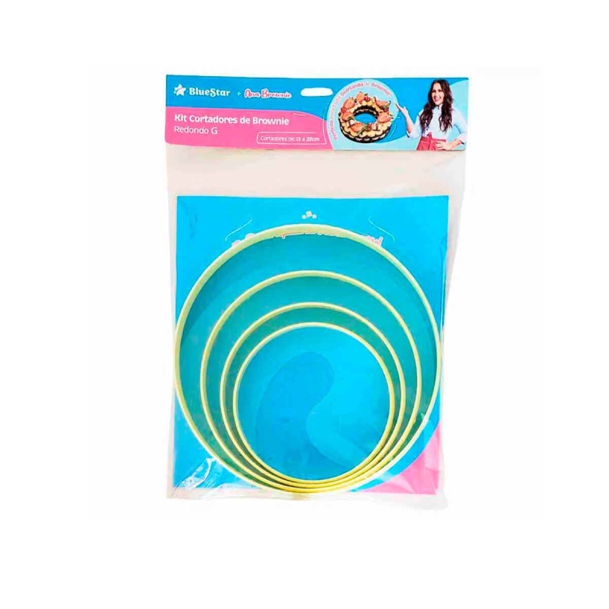 Cortador de Brownie Redondo - Grande x4 