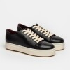 Sneaker Eimi En Cuero Liso Negro