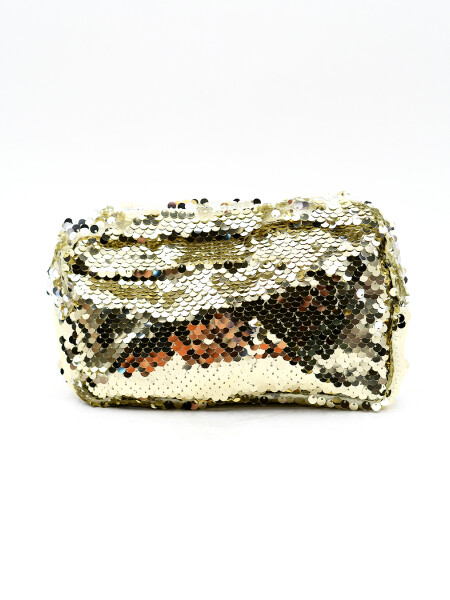 NECESSAIRE LENTEJUELAS DORADO