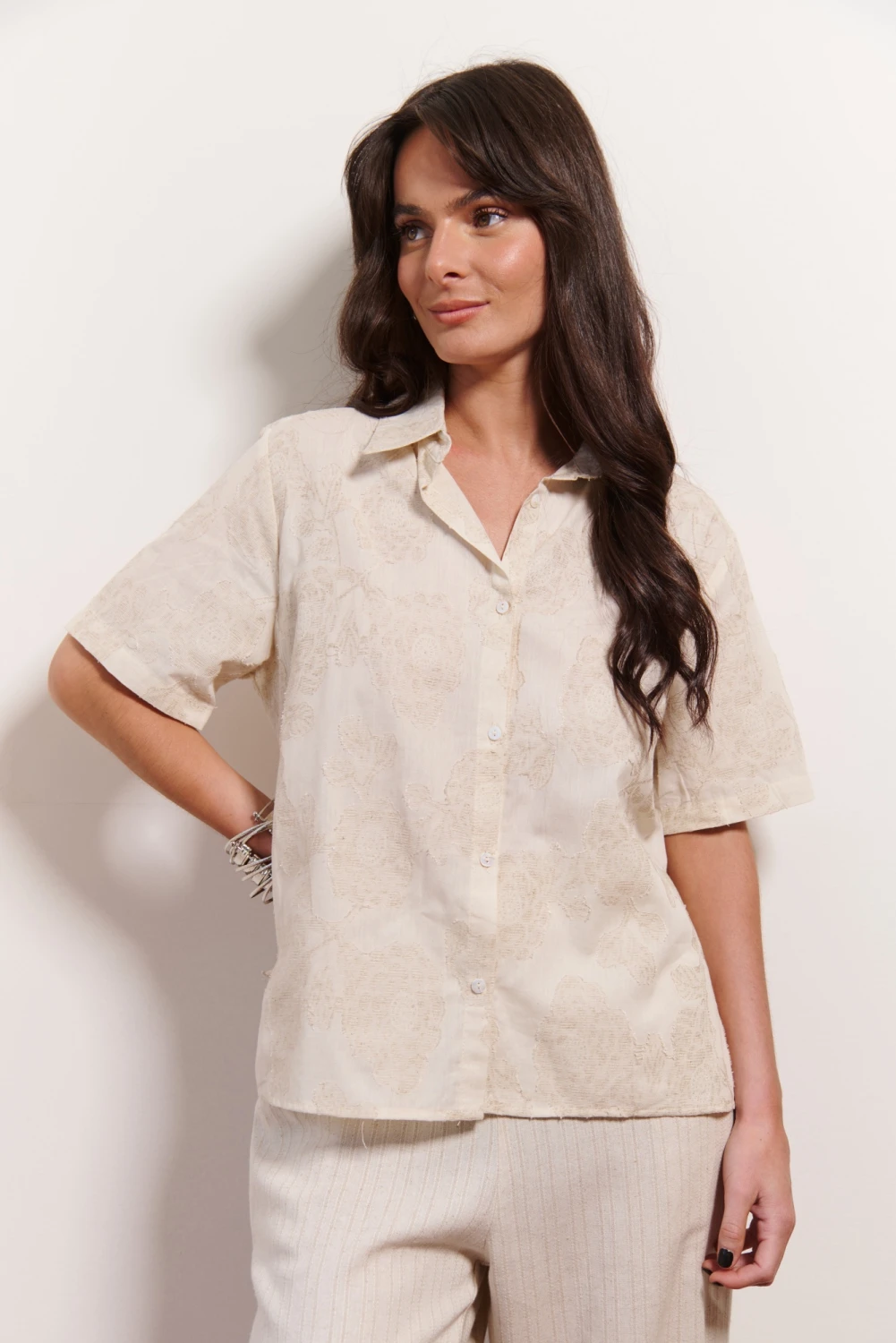 CAMISA BRENDA beige 3