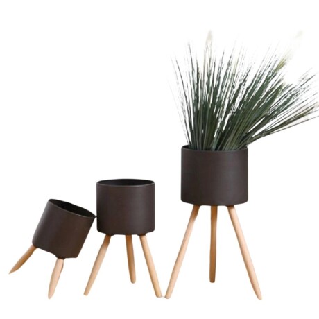 Set de macetas Concret Gris