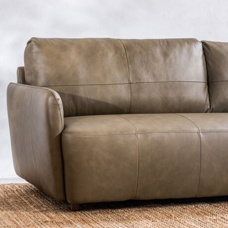 Sillón Cuero Teruel 3 Cuerpos Silvestre U