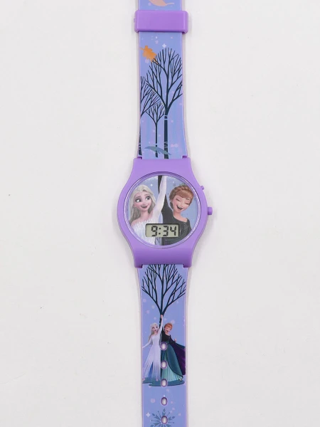 RELOJ INFANTIL FROZEN GRIS