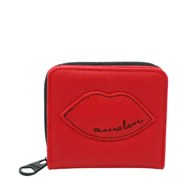 Billetera Las Oreiro Love Rojo